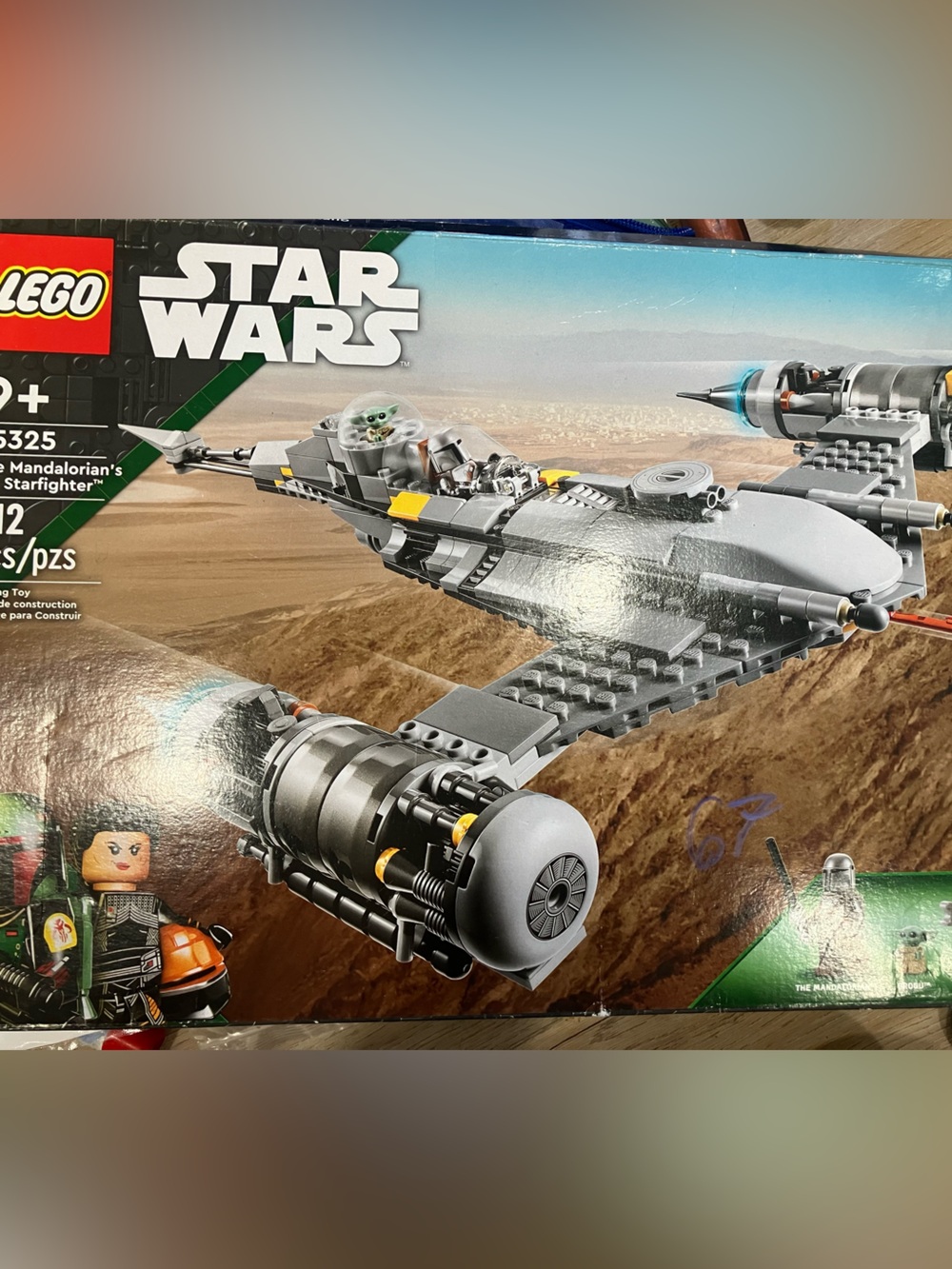 LEGO Star Wars The Mandalorian's N-1 Starfighter (75325) New Sealed unisex